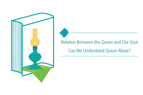 Who clarifies the relation between the Quran and our soul?