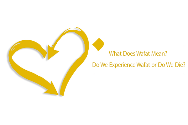 What does wafat mean? Do we die or experience wafat?